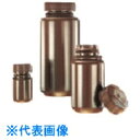 TGK 広口褐色サンプル瓶 HDPE 500mL 48入 (品番:656-17-40-63)(注番1850305)・(送料別途見積り,法人・事業所限定,取寄)