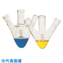 TGK SPC三口梨形フラスコ 25mL (品番:371-13-68-81)(注番1854630)・(送料別途見積り,法人・事業所限定,取寄)