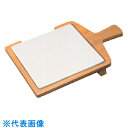TGK 軟膏板磁器製木柄付 180×180mm (品番:506-50-48-02)(注番1858814)・(送料別途見積り,法人・事業所限定,取寄)(4)