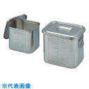 TGK 角型目盛付ポット 304製 手付 33型 (品番:419-32-06-72)(注番1858880)・(送料別途見積り,法人・事業所限定,取寄)