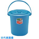 TGK　ポリバケツ　13L　フタ付 （品番:439-23-61-13）（注番1860026）・（送料別途見積り,法人・事業所限定,取寄）