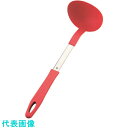 TKG 田辺金具 耐熱抗菌お玉 小 赤 (品番:BOT4804)(注番1873679)・(送料別途見積り,法人・事業所限定,取寄)