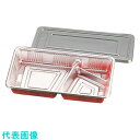 TKG 福助工業 仕切付弁当容器 透明蓋付 LC-8P (100セット入) (品番:GBV1901)(注番1873796)・(送料別途見積り,法人・事業所限定,...