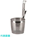 TKG UK18-8パイプ柄パンチング底平煮ざる L (品番:ANZ081)(注番1886374)・(送料別途見積り,法人・事業所限定,取寄)