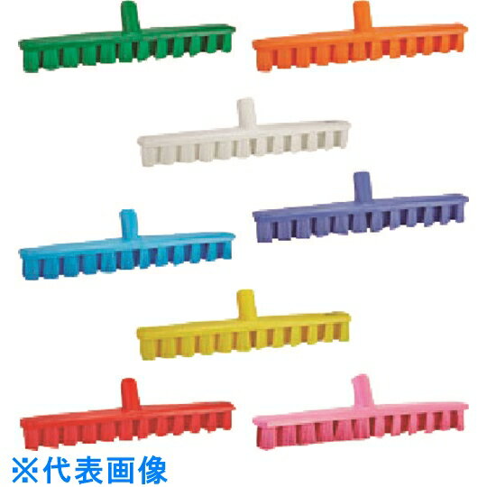 TGK USTデッキブラシ 7064 ハード イエロー (品番:232-52-35-24)(注番1903936)・(送料別途見積り,法人・事業所限定,取寄)