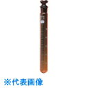 TGK 共栓透明摺り試験管目盛付100mL茶十本 (品番:121-03-44-20)(注番1905088)・(送料別途見積り,法人・事業所限定,取寄)