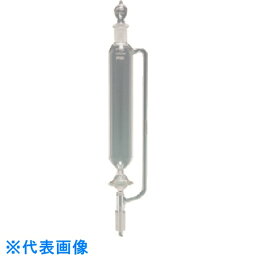 TGK　F共通円筒分液ロート管付目盛無球栓100mL15－19 （品番:000-15-66-64）（注番1906341）・（送料別途見積り,法人・事業所限定,取寄）