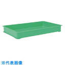TGK カラー番重 特大A型 グリーン (品番:094-56-92-11)(注番1908206)・(送料別途見積り,法人・事業所限定,取寄)