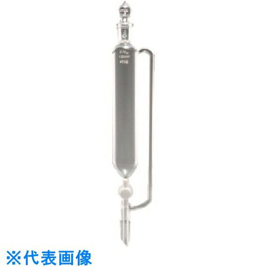 TGK　透明円筒分液ロートTFコック球栓200mL19－15 （品番:000-15-66-25）（注番1912738）・（送料別途見積り,法人・…