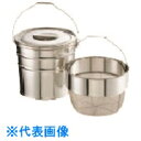 TKG ミネックスメタル 18-8バケット2洗いカゴタイプ 15L 細目 (品番:JBK02151)(注番1920391)・(送料別途見積り,法人・事業所限定,...