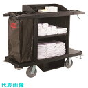 TKG トラスト ルームメイキングカート5021 ブラック (品番:KTL7601)(注番1920407)・(送料別途見積り,法人・事業所限定,取寄)