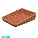 TKG 萬洋 樹脂製太渕ディスプレイかご 傾斜型 大 茶 91-027A (品番:WKG3801)(注番1920724)・(送料別途見積り,法人・事業所限定,取...