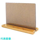 TKG ヤマコー 木製足付きメニュー立 ナチュラル 小 (品番:PMNZA03)(注番1923643)・(送料別途見積り,法人・事業所限定,取寄)