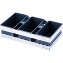 TKG スルトン トライプラス 2斤食パン型 3連結 (蓋無) (品番:WST1501)(注番1923911)・(送料別途見積り,法人・事業所限定,取寄)