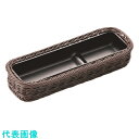 TKG 萬洋 樹脂カトラリーバスケット こげ茶 (品番:PKTC402)(注番1925536)・(送料別途見積り,法人・事業所限定,取寄)