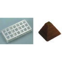 TKG デコレリーフ チョコレートモルド ピラミッド DRC-1260 (品番:WTY84)(注番1927044)・(送料別途見積り,法人・事業所限定,取寄)