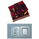 TKG デコレリーフ チョコレートモルド ボックス型 EU-648 (品番:WTY78)(注番1931796)・(送料別途見積り,法人・事業所限定,取寄)