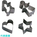 TKG 田中糧機 クッキー抜き型セット No.2124 男の子、女の子セット(4ヶ入) (品番:WKTF0)(注番1938050)・(送料別途見積り,法人・事業所限定,取寄)