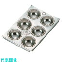 TKG 久保寺 ブリキ マフィン型 マコロン型 6カップ (品番:WMH17)(注番1939627)・(送料別途見積り,法人・事業所限定,取寄)