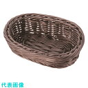 TKG 萬洋 樹脂アメニティバスケット 小判 こげ茶 小 (品番:ZAM0401)(注番1939745)・(送料別途見積り,法人・事業所限定,取寄)