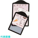 TKG プラビック ドーム型メニューブック 黒 大 (品番:PMNFD1)(注番1940949)・(送料別途見積り,法人・事業所限定,取寄)