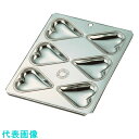 TKG 久保寺 ブリキ マフィン型 ハート型 6カップ (品番:WMH08)(注番1941131)・(送料別途見積り,法人・事業所限定,取寄)