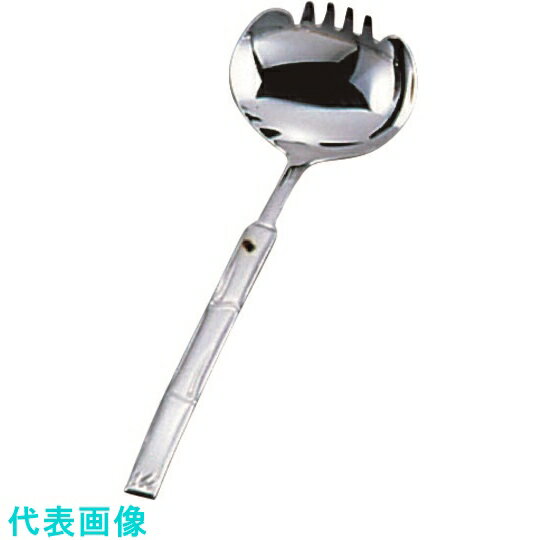 TKG　ワダコーポレーション　18-8食道楽　竹彫櫛付お玉 （品番:QKIB1）（注番1942671