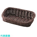 TKG 萬洋 樹脂アメニティバスケット 角長 こげ茶 小 (品番:ZAM0201)(注番1942898)・(送料別途見積り,法人・事業所限定,取寄)