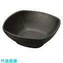 TKG マイン メラミンウェア 黒 角深皿 中 M11-133 (品番:RMI7402)(注番1946524)・(送料別途見積り,法人・事業所限定,取寄)