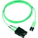 PANDUIT 光ファイバーパッチコード OM3(低損失タイプ) 片端SCデュプレックス片端LCデュプレックス LSZH 10m (品番:FX2ELLNSNSNM010)(注番1949257)