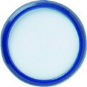 TRUSCO 丸型名札 クリップピン両用タイプ Φ45 青 (品番:TCNF45-B)(注番1950355)