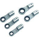 TONE トルクレンチ用交換ヘッド 差替式トルクレンチラチェットめがねヘッドセット 4点セット T10Dシリーズ (品番:10DRM40)(注番1954900)