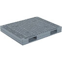 サンコー プラスチックパレット 816305 Rー1114ー2 グレー (品番:R-1114-2-GY)(注番1980507)