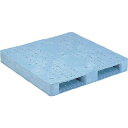 サンコー プラスチックパレット 810013 D2ー1010F 青 (品番:D2-1010F-B)(注番1982074)(4)