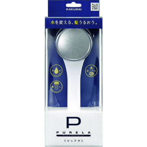 カクダイ　浄水シャワー（ピュアラ） 〔品番:357-900-W〕