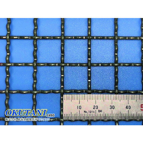 OKUTANI　亜鉛メッキ鉄線クリンプ織金網　2．0パイ×15mm目　910幅 （品番:CR-G-2.0-15-910）（注番1985578）・（送料別途見積り,法人・事業所限定,直送）