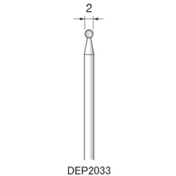 アルゴファイル　ダイヤエコノミー2 （電着ダイヤモンドポイント） （品番:DEP2033）（注番1987064）・（送料別途見積り,法人・事業所限定,取寄）