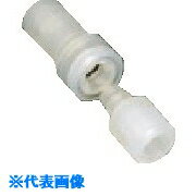 フロンケミカル　フッ素樹脂 （PTFE）クイックコネクター　ソケット　QCH－WP－4S （Rc1／2） （品番:NR1016-015） （注番2018994）・ （送料別途見積り,法人・事業所限定,取寄）