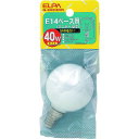 ELPA E14ミニボール40 (品番:G-802H(W))(注番2020907)