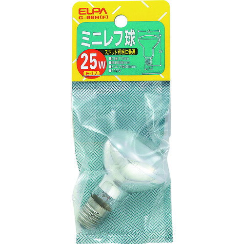 ELPA　ミニレフ球25W （品番:G-96H(F)）（注番2022533）