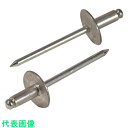 エビ ブラインドリベット(ラージフランジ) アルミニウム/スティール製 5-5(30本入) エコパック (品番:NSA55LFMP)(注番2029254)(4)
