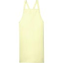 サンペックス 撥水エプロン イエロー (品番:FBPU-1804-G1)(注番2038675)・(送料別途見積り,法人・事業所限定,取寄)