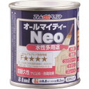 アトムペイント 水性オールマイティーネオ 84ML ライトグレー 《12缶入》 （品番:00001-18749） （注番2057601×12） （送料別途見積り,法人 事業所限定,直送）