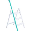 ハセガワ 踏台 ハンドルステップ アクアブルー(17263) (品番:SS-3(BU))(注番2063495)・(送料別途見積り,法人・事業所限定)【大型】