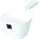 TONBO フロート手桶 フック穴付 ホワイト 1.1L (品番:07749)(注番2065459)
