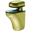 TRUSCO 棚受け金具ブラケット 棚グリップ ゴールド 板厚2~21mm用 亜鉛合金ダイカスト製 (品番:TSG221-G)(注番2065912)