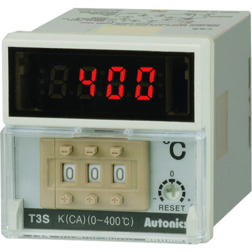 オートニクス　デジタルスイッチ設定型温調器 （品番:T3S-B4RK4C-N）（注番2079814）・（送料別途見積り,法人・事業所限定,直送）