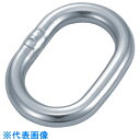 TRUSCO　楕円リンク　ステンレス製　16mm　1個入 （品番:TOL-16）（注番2082289）