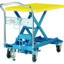 ダンディ スチール製リフト台車 足踏み油圧ジャッキ式 500kg W910×D600 (品番:UDA-500)(注番2082570)・(送料別途見積り,法人・事...