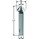 NOGA CJX新世代型HSSカウンターシンク 20.5mm 90°3枚刃 (品番:CJX2051)(注番2087013)・(送料別途見積り,法人・事業所限定,...